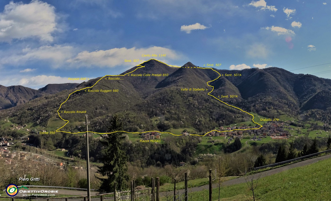 01 Direttissime in Canto da Zogno. In salita da Corna per roccoli, in discesa Valle di Stabello .jpg